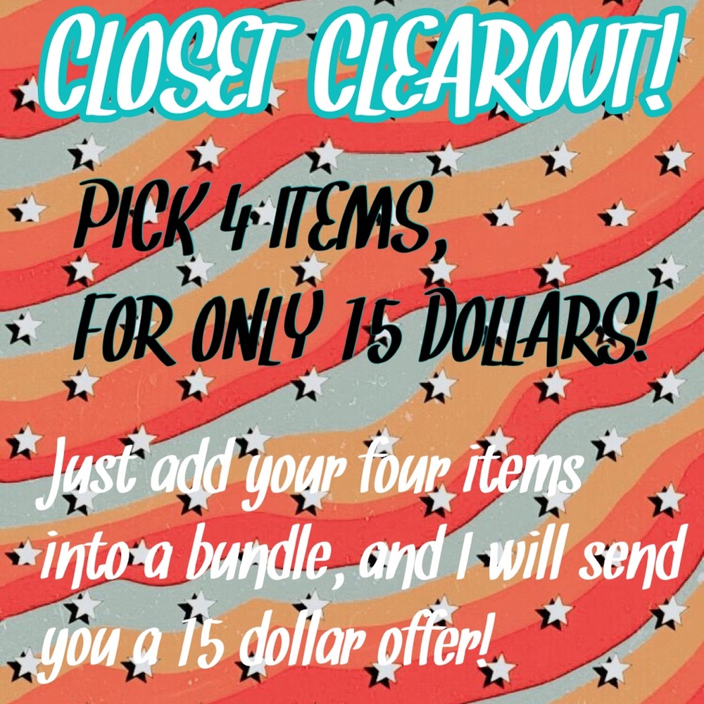4 for $15 Deal!